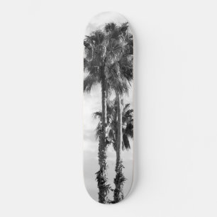 Skateboard Palmiers noir blanc #1 #mur #art