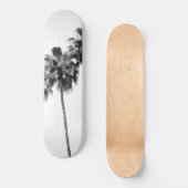 Skateboard Palmiers Vibes noir & blanc #4 #wall #décoration (Recto)