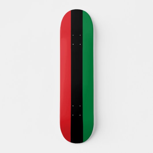 Skateboard Pan African Flag, Happy Kwanzaa (Devant)