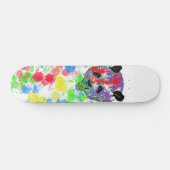 Skateboard Panda de peinture colorée (Horz)