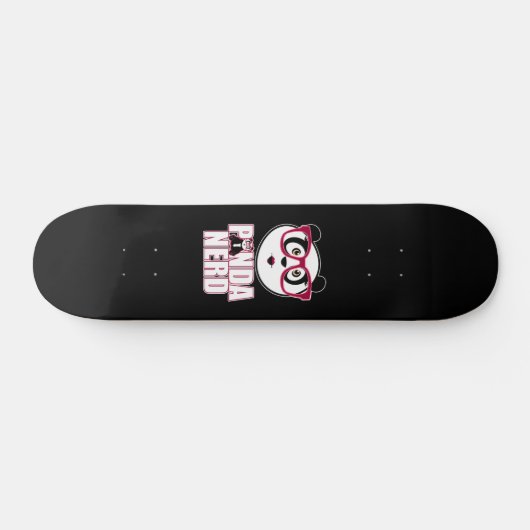 Skateboard Panda Nerd fille (Horz)