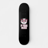 Skateboard Panda Nerd fille (Devant)