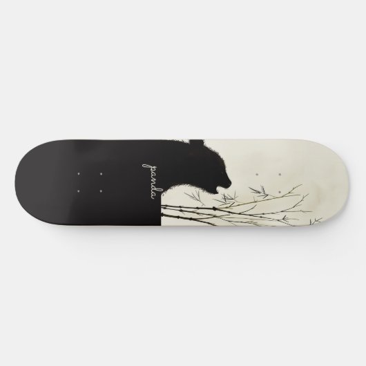 Skateboard Panda Silhouette (Horz)