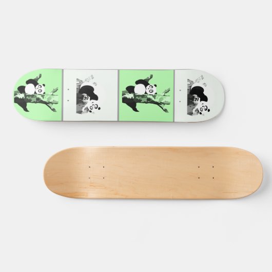 Skateboard Pandas Checker - Vert (Horz)