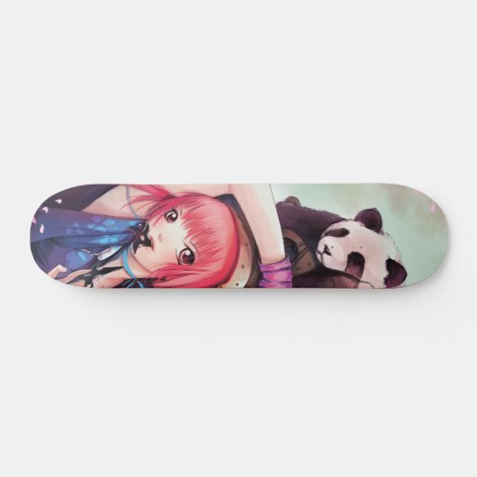 Skateboard Pandas de Ninja de pêche (Horz)
