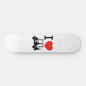 Skateboard Panier de golf I Heart (Love) (Horz)