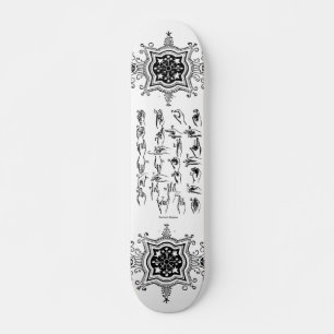 Skateboard Panneau Alphabet Langue des Signes