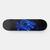 Skateboard Panneau BLEU de dragon (Horz)