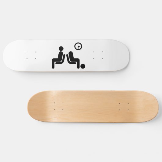 Skateboard Panneau d'attente long (Horz)