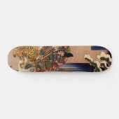 Skateboard Panneau de combat samouraï de tigre (Horz)