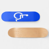 Skateboard Panneau de Handicap Planche à Roulettes (Horz)