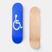 Skateboard Panneau de Handicap Planche à Roulettes (Recto)