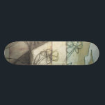Skateboard Panneau de jardin avec Feuilles, fleurs et herbe<br><div class="desc">Un agréable panneau de jardin avec des feuilles,  des fleurs et de l'herbe dans un croquis abstrait. Le mélange des couleurs attire l'oeil,  avec beaucoup de choses dans le tableau. Un bon début de conversation qui pourrait trouver un endroit de bienvenue sur votre mur !</div>