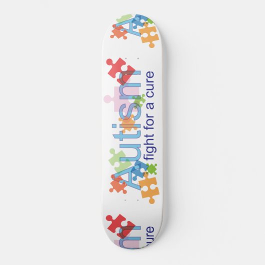 Skateboard Panneau de patin d'autisme (Recto)