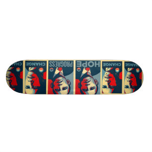 Skateboard Panneau de patin d'Obama