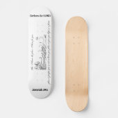 Skateboard Panneau de patin - Jérémie (Recto)