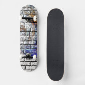 SKATEBOARD PANNEAU DE PATINAGE BRICK WALL (Recto)