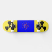 Skateboard Panneau de signalisation radioactif (Horz)
