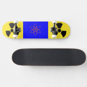 Skateboard Panneau de signalisation radioactif (Horz)