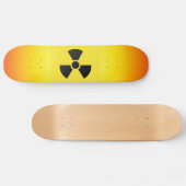Skateboard Panneau de signalisation radioactif (Horz)