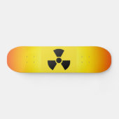 Skateboard Panneau de signalisation radioactif (Horz)