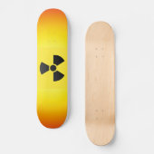 Skateboard Panneau de signalisation radioactif (Recto)