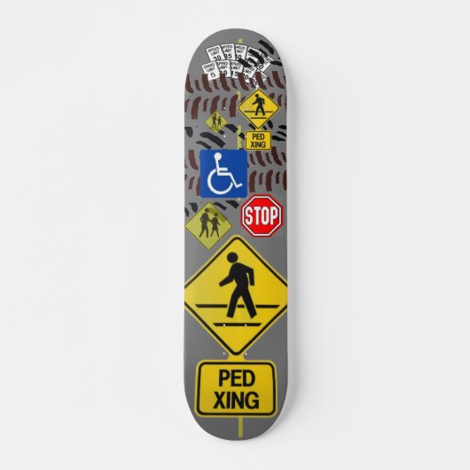 Skateboard Panneau de signalisation routière (Devant)