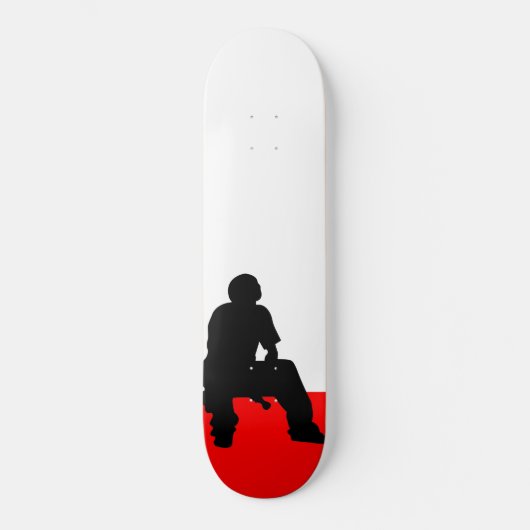 Skateboard Panneau de silhouette (Recto)