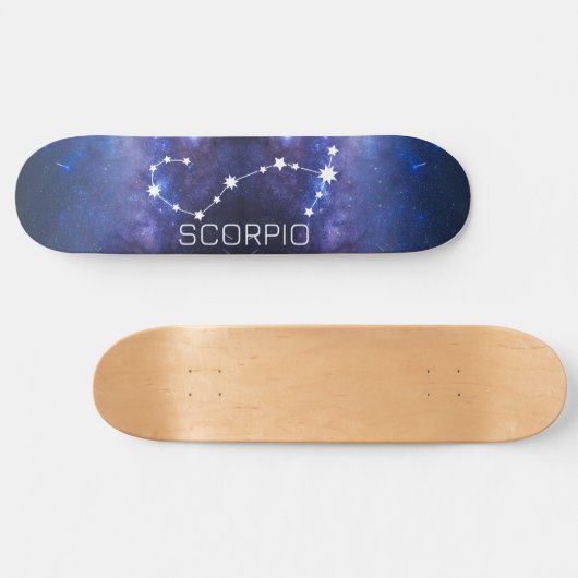 Skateboard Panneau étoile Scorpio Zodiac (Horz)
