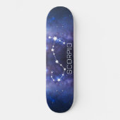 Skateboard Panneau étoile Scorpio Zodiac (Recto)