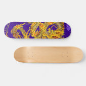 Skateboard Panneau fait sur commande de dragon chinois (Horz)