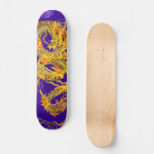 Skateboard Panneau fait sur commande de dragon chinois (Recto)