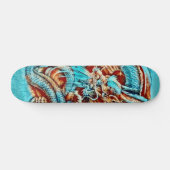 Skateboard Panneau fait sur commande de parc de dragon urbain (Horz)