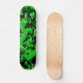 Skateboard Panneau fait sur commande d'élément vert urbain de (Recto)