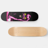 Skateboard panneau rose de panthère de durtfree (Horz)