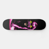 Skateboard panneau rose de panthère de durtfree (Horz)