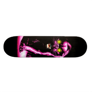 Skateboard panneau rose de panthère de durtfree