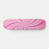Skateboard Panneau rose fou de patin (Horz)