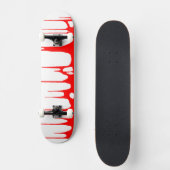 Skateboard Panneau sanglant (Recto)