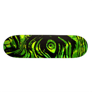 Skateboard Panneau vert de patin de zombi
