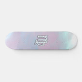 Skateboard Panneau Virgo Zodiac sur Pastels Mère de style Pea (Horz)