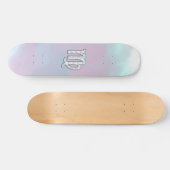 Skateboard Panneau Virgo Zodiac sur Pastels Mère de style Pea (Horz)