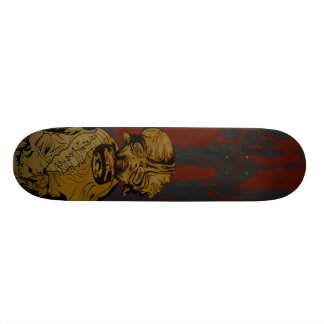 Skateboard Panneaux de patin de zombi de masque de gaz