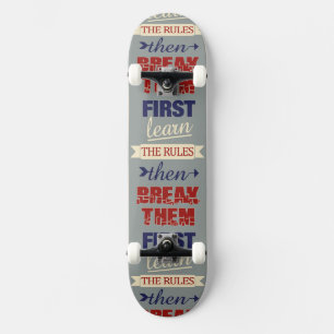 Skateboard Panneaux de routage de règles de rupture