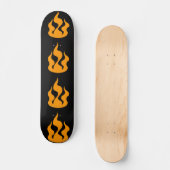 SKATEBOARD PANNEAUX DE SKATEBOARDS FIRE FLAMES (Recto)