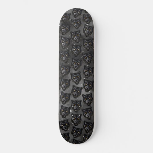 Skateboard Panthère noire (Recto)