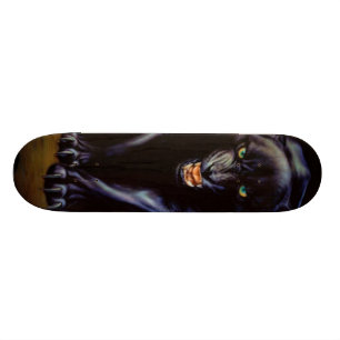 Skateboard Panthère noire