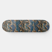 Skateboard Paper Cut Eagle Two Souls One Heart (Horz)