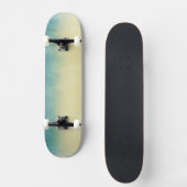 Skateboard Papier d'aquarelle de texture de fond (Recto)