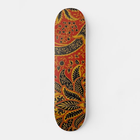 Skateboard Papier peint antique William Morris India (Recto)
